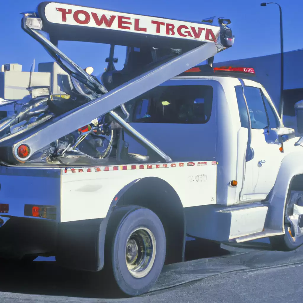 A reliable tow truck in Los Angeles.